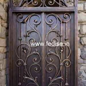 Modern Black Iron Gate Grill Design Inspiration No-1041