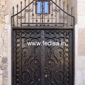 Modern Minimal Gate Grill Design for Elegant Homes No-1059