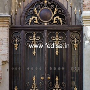 Artistic Decorative Gate Grill Design for Home Fronts No-1066