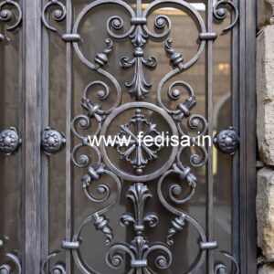 Modern Fancy Gate Grill Design for Elegant Houses No-1069