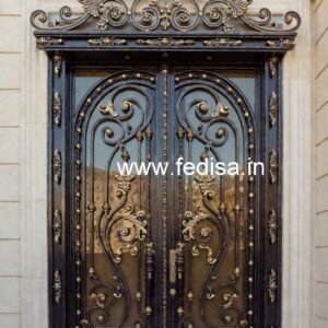 Elegant Steel Entrance Grill Gate Design No-1084