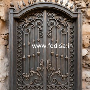 Trendy Home Front Grill Gate Design for Modern Houses No-1085