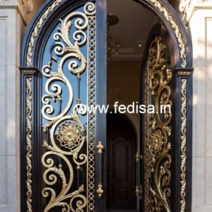 Fancy Residential Gate Grill Design for Modern Villas No-1109