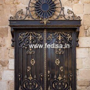 Elegant Designer Gate Grill Design for Luxury Residences No-1130