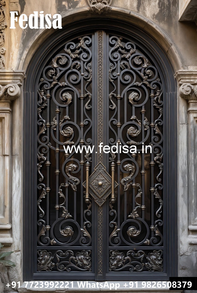 Attractive Modern Steel Gate Grill Design No-1157