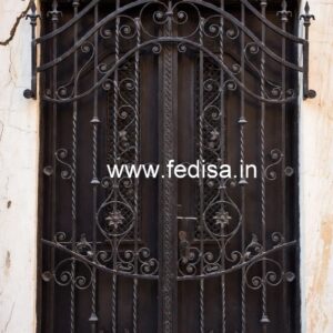 Fancy Decorative Iron Grill Gate Design No-1158
