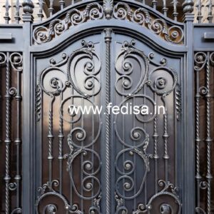 Elegant Artistic Gate Grill Design for Houses No-1168