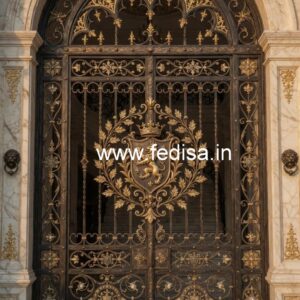 Contemporary Luxury Entrance Gate Grill Design No-1169