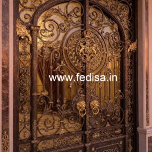 Modern Exterior Steel Grill Gate Design No-1183