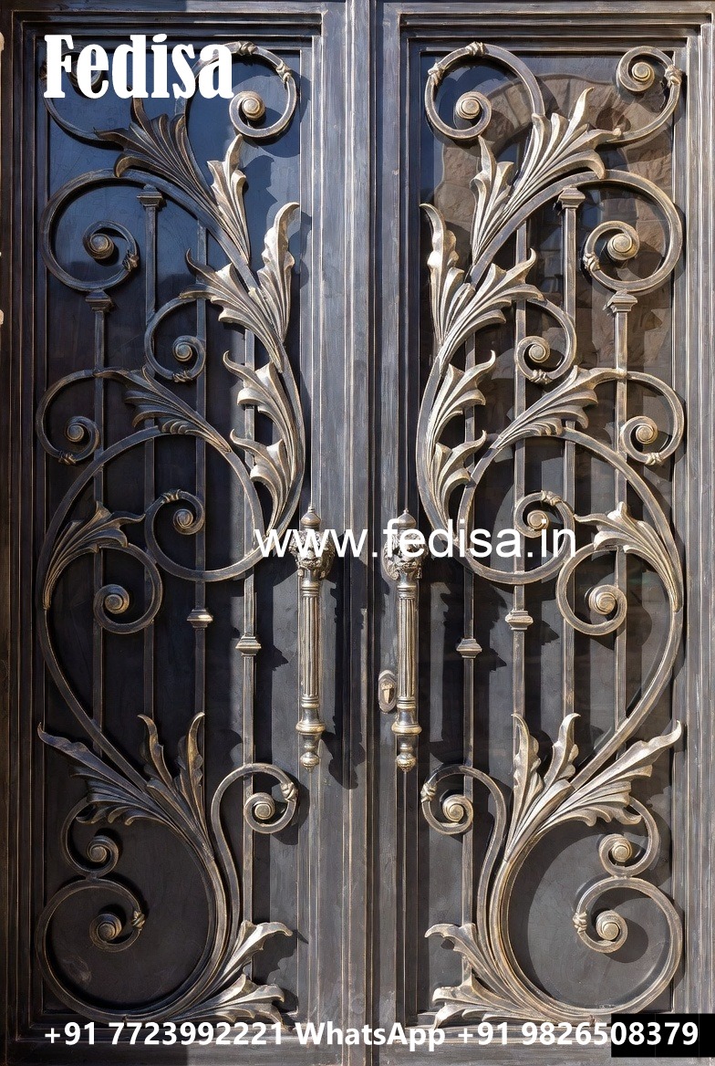 Attractive Artistic Main Gate Grill Design No-1185