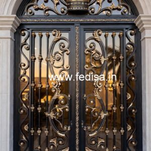 Stylish Modern Residential Gate Grill Design No-1186
