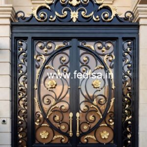 Luxury Villa Front Entrance Gate Grill Design No-1189