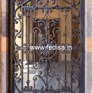 Artistic Elegant Gate Grill Design for Modern Homes No-1191