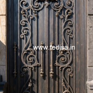Elegant Stylish Main Entrance Gate Grill Design No-1196