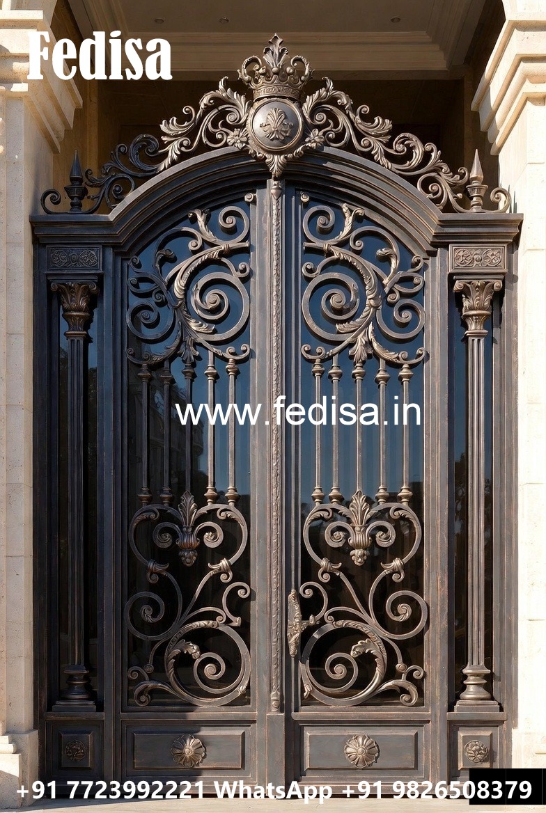 Artistic Decorative Steel Grill Gate Design Ideas No-1197