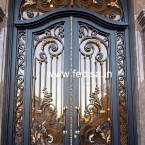 Modern Gate Grill Design Ideas for Luxury Home Entrances No-1201