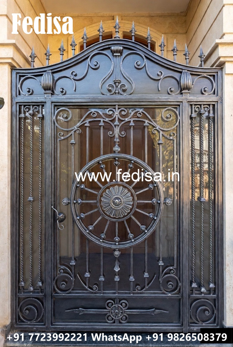 Unique Gate Grill Design Ideas for Luxury Villas No-1213