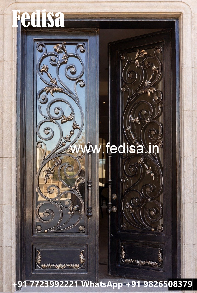 Luxury Golden Gate Grill Design for Grand Entrances No-1230