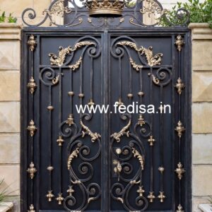 Stylish Metal Gate Grill Design for Main Entrance No-1241