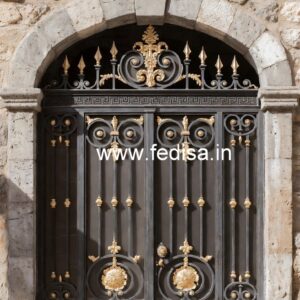 Elegant Home Gate Grill Design with Artistic Look No-1244
