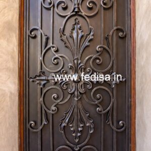 Unique Main Gate Grill Design for Stylish Houses No-1250