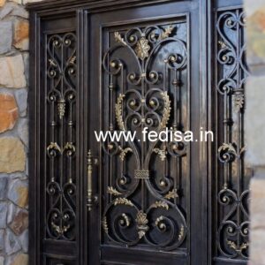 Front House Gate Grill Design with Elegant Pattern No-1273