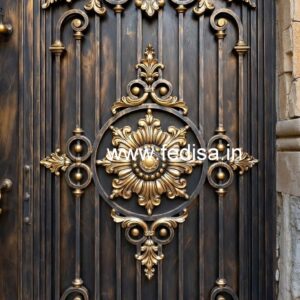Elegant Iron Grill Gate Design for Main Doors No-1280