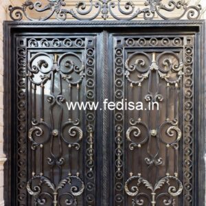 Fancy Metal Gate Grill Design for Modern Villas No-1283