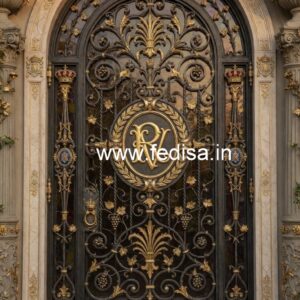 Beautiful Exterior Gate Grill Design for Villas No-1287