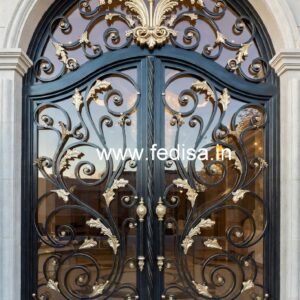 Artistic Main Gate Grill Design for Contemporary Houses No-1305