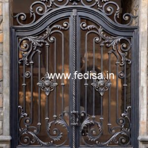 Modern Exterior Grill Gate Design for House Front No-1312