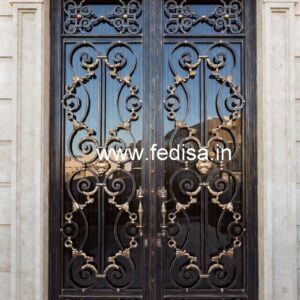 Unique Steel Gate Grill Design with Artistic Touch No-1313