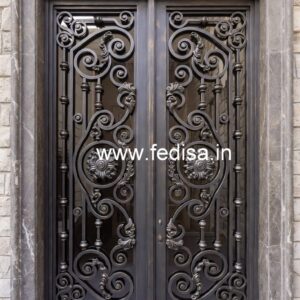 Elegant Decorative Grill Gate Design for Front Entrance No. 1332