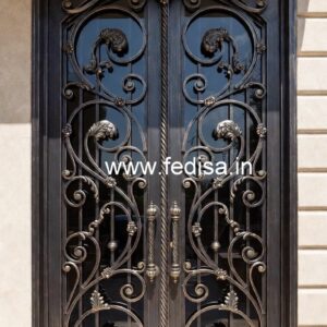 Unique Entrance Gate Grill Design for Contemporary Homes No-1334