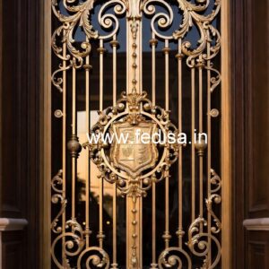 Attractive Steel Grill Gate Design for Elegant Homes No-1337