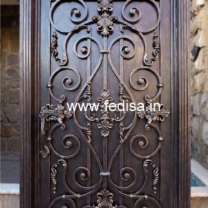 Artistic Metal Gate Grill Design for Main Gates No-1338