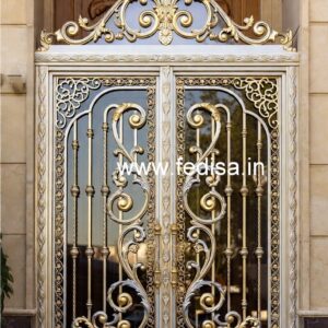 Modern Black Iron Gate Grill Design Inspiration No-1341