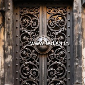 Decorative Villa Entrance Grill Gate Design No-1358