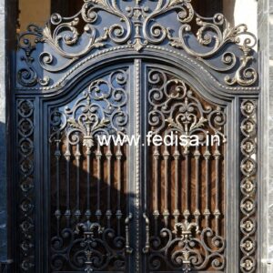 Modern Minimal Gate Grill Design for Elegant Homes No-1359