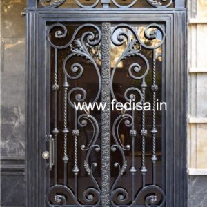 Modern Fancy Gate Grill Design for Elegant Houses No-1369