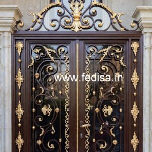Stylish Security Grill Gate Design for Modern Entrance No-1374