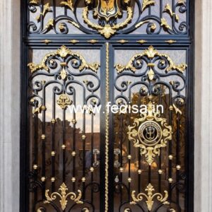 Elegant Steel Entrance Grill Gate Design No-1384