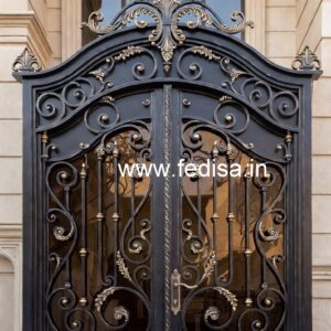 Trendy Home Front Grill Gate Design for Modern Houses No-1385