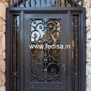 Royal Steel Gate Grill Design for Luxury Homes No-1401