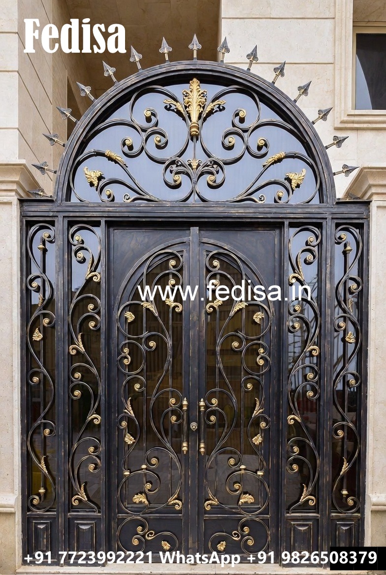 Premium Modern Gate Grill Design for Villas No-1402
