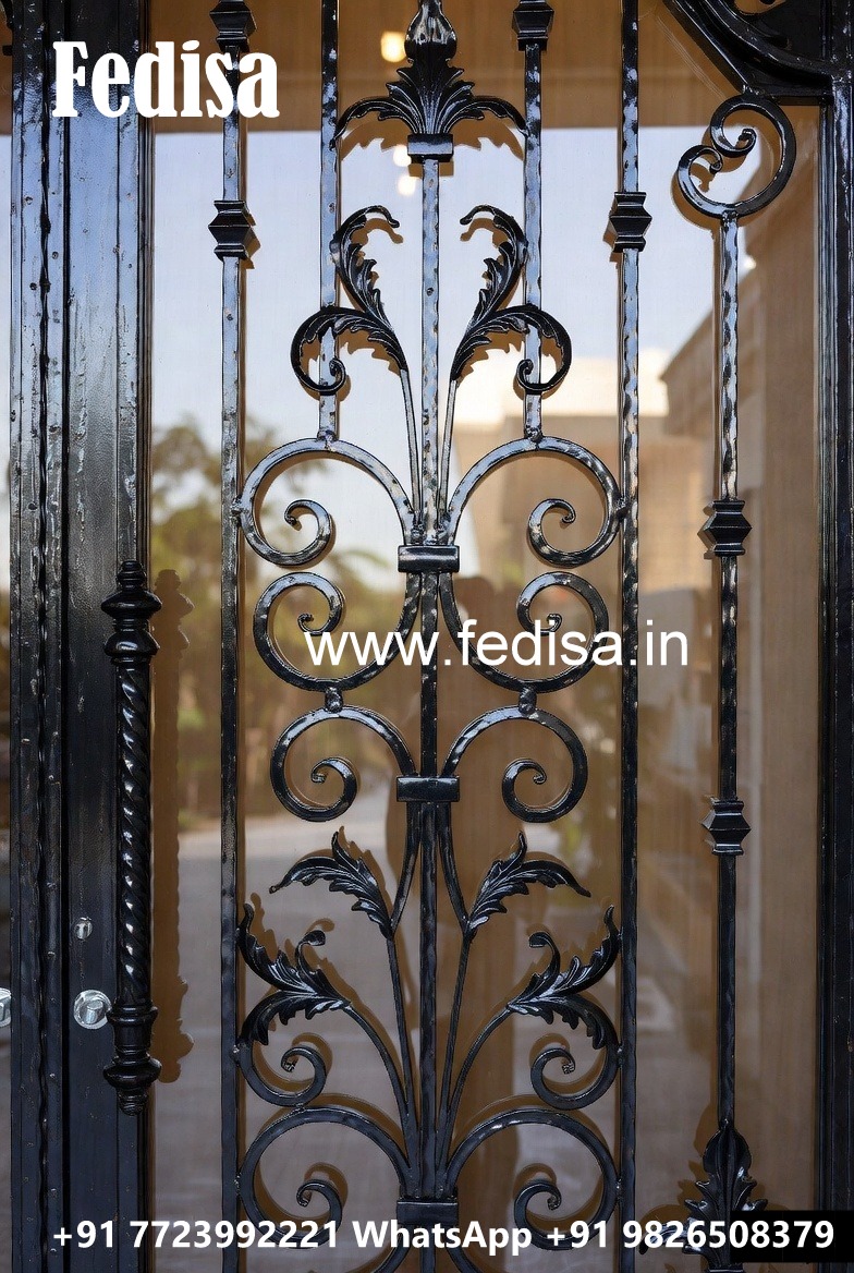 Luxury Iron Entrance Grill Gate Design No-1448