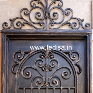 Stylish Geometric Grill Gate Design Inspiration No-1453