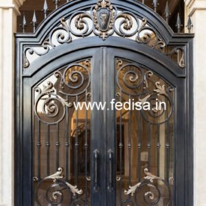 Attractive Modern Steel Gate Grill Design No-1457