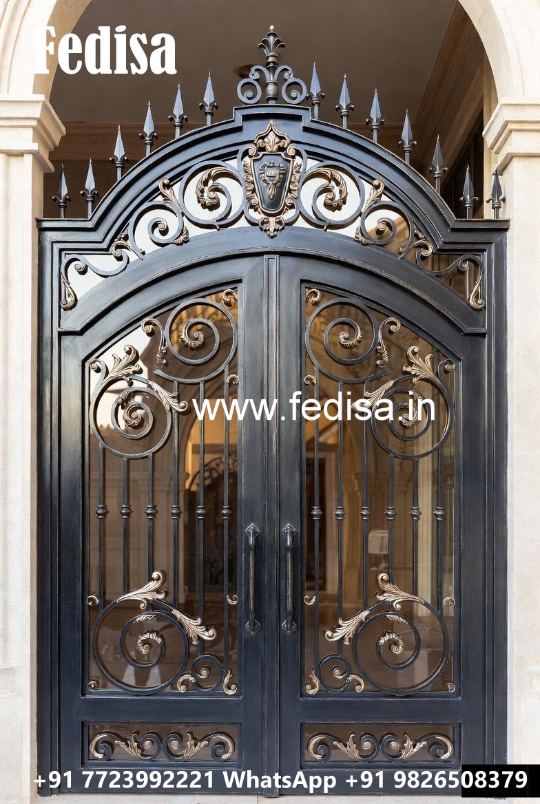 Attractive Modern Steel Gate Grill Design No-1457