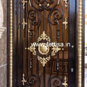 Elegant Artistic Gate Grill Design for Houses No-1468